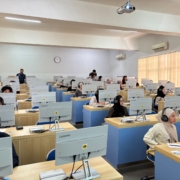 Mahasiswa Aktivis FBE UII mengikuti IELTS Simulation